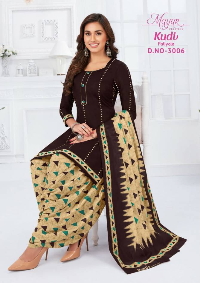 Mayur Kudi Patiyala 3 Cotton Printed Casual Daily Wear Dress Material Collection